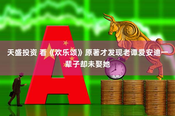 天盛投资 看《欢乐颂》原著才发现老谭爱安迪一辈子却未娶她